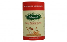 Earthspired Honey Almond Crunch, Healthy Multigrain Cookies  Jar  100 grams